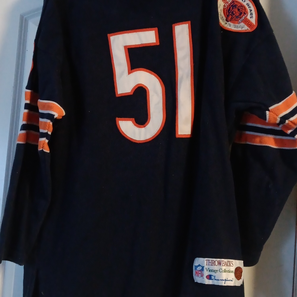 Throwback Vintage Jersey 51 Dick Butkus